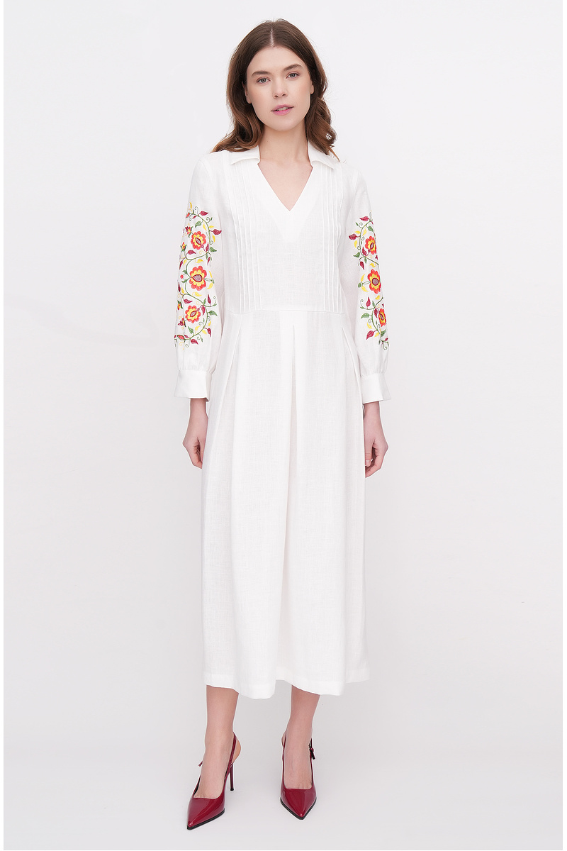 Pelagia dress festive linen dress